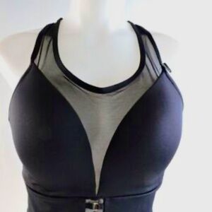 La SENZA Black Mesh Bra Size M